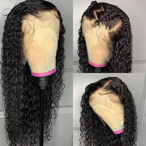 Myiseehair Glueless Full Lace Wigs Virgin Brazillian Deep Curly 100% Human Hair ISEE79